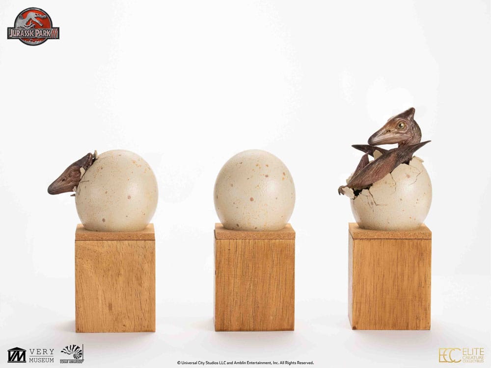 Jurassic Park III ECC Elite Creature Line Figur Hatching Pterosaur 16 cm