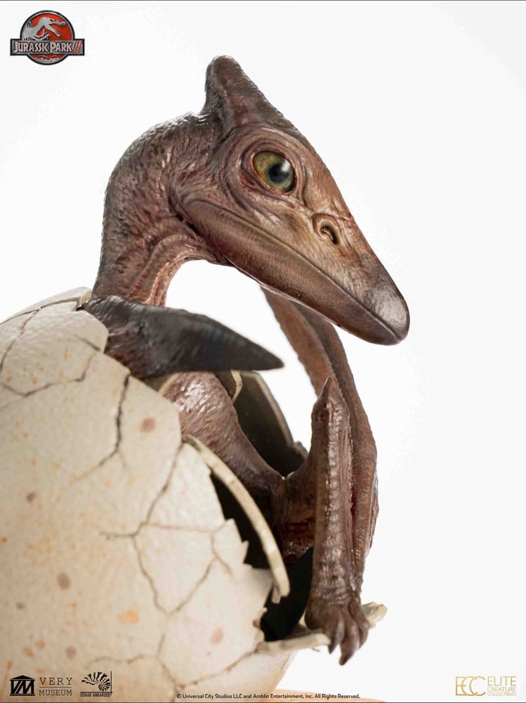 Jurassic Park III ECC Elite Creature Line Figur Kläckande Pterosaur 16 cm