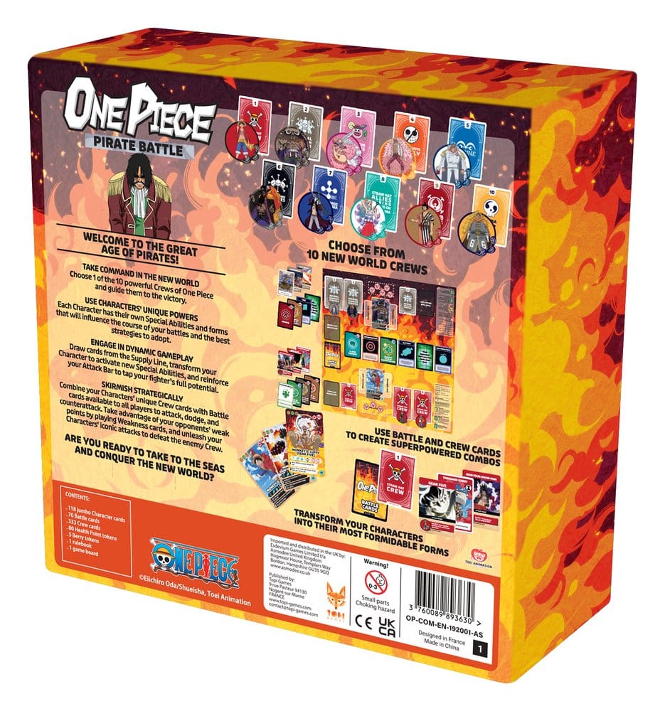 One Piece Brädspel Piratstrid – Engelska Versionen