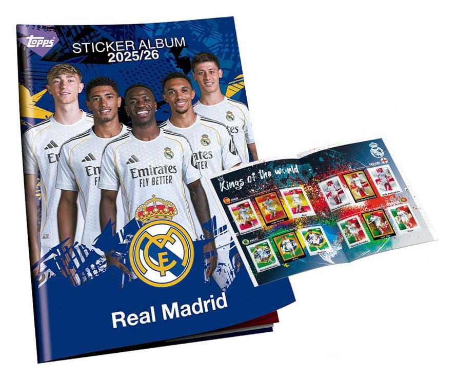 Real Madrid 2025/26 Klistermärke Samlingsalbum Set