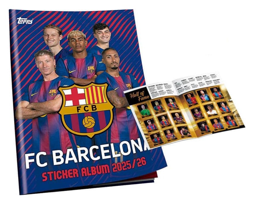FC Barcelona 2025/26 Klistermärke Samlingsalbum Set