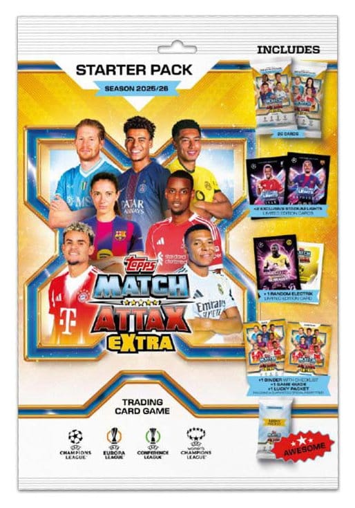 UEFA Champions League Match Attax Extra Trading Cards 2025/26 Startpaket
