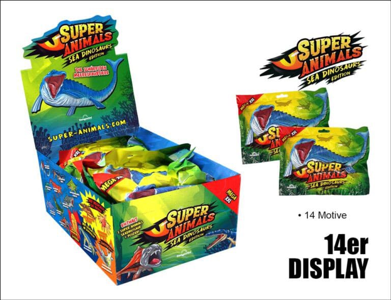 Super Animals: Havsdinosaurer Edition Display (14) DeAgostini
