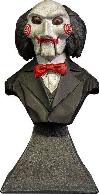 SAW Mini Bust Billy Puppet 15 cm - Officiellt Licensierad