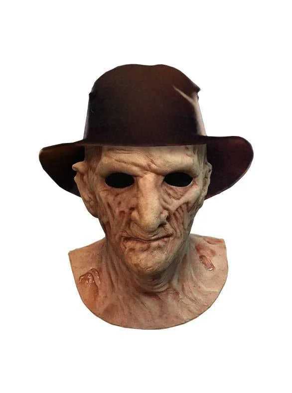 En mardröm på Elm Street 2: Freddys hämnd Deluxe latexmask med hatt Freddy Krueger Trick Or Treat Studios