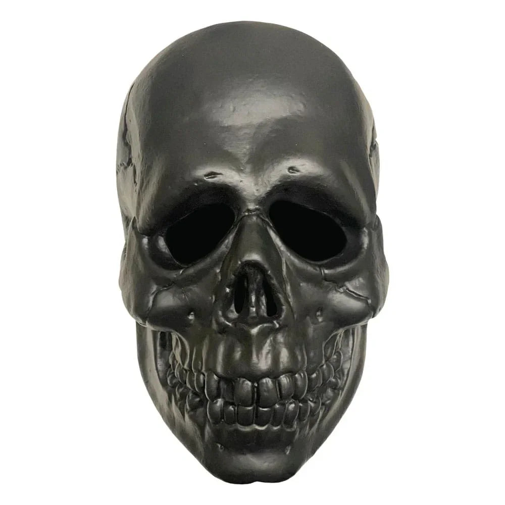 Don Post Vinyl Mask Black Skull - Halloween Mask i Vinyl Trick Or Treat Studios
