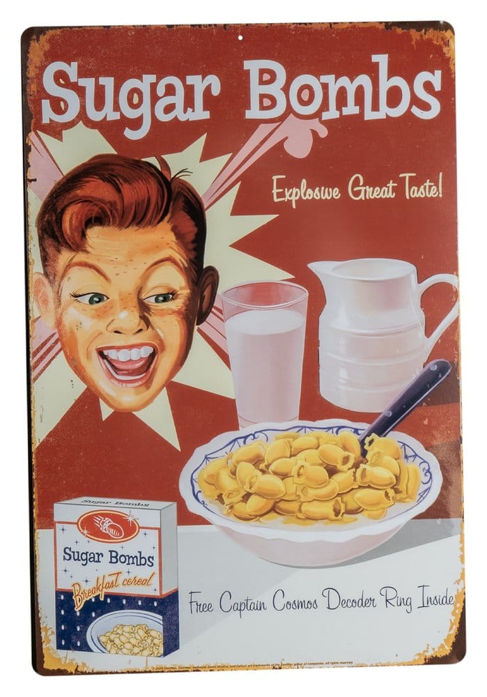 Fallout Metallskylt Sockerbomber