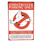 Ghostbusters Metallskylt Parkeringsskylt Trick Or Treat Studios
