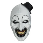 Terrifier 2 Mask Deluxe Art the Clown - Officiell Mask Trick Or Treat Studios