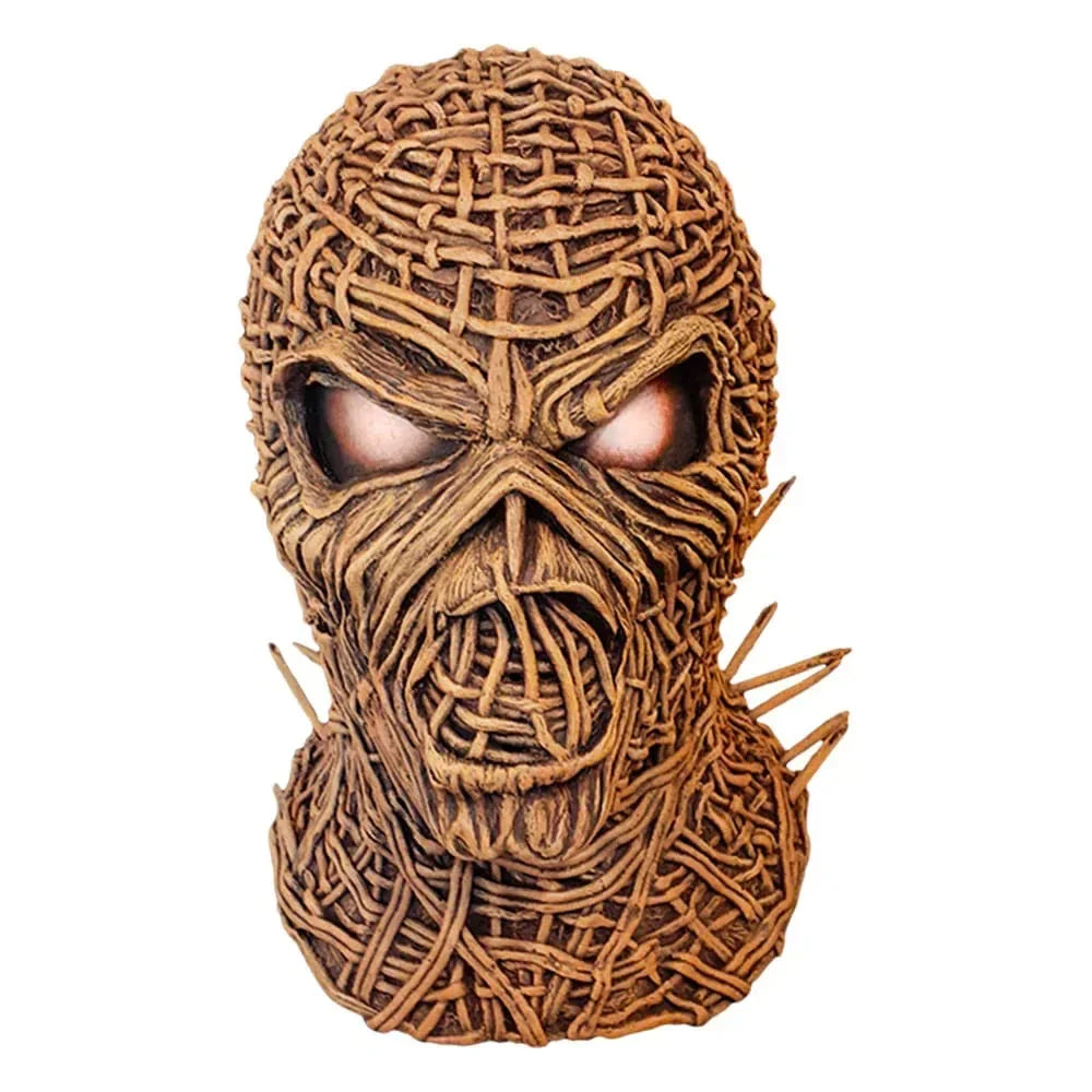 Iron Maiden Mask Eddie the Wickerman Mask Trick Or Treat Studios