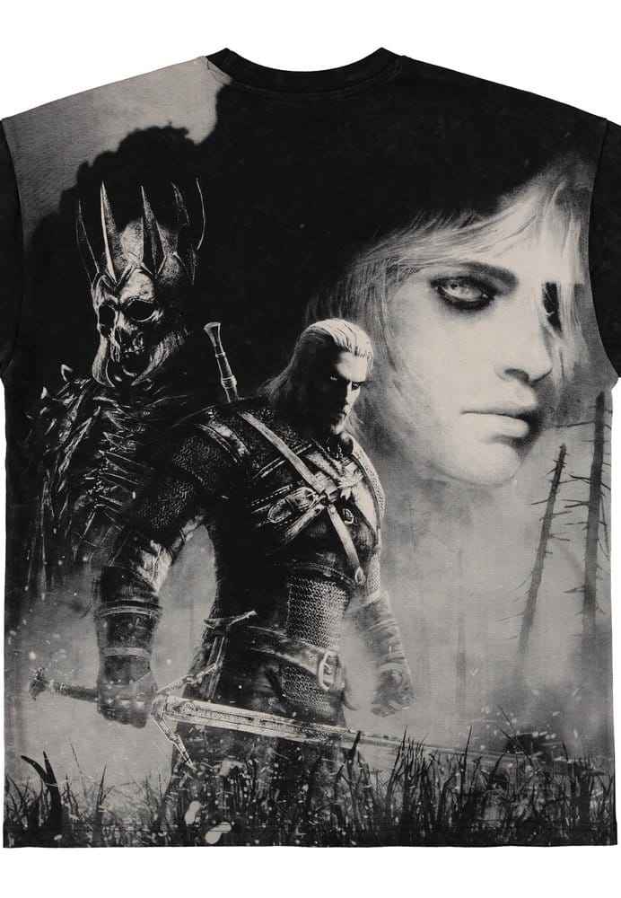 The Witcher T-shirt Geralt och Yennefer storlek L