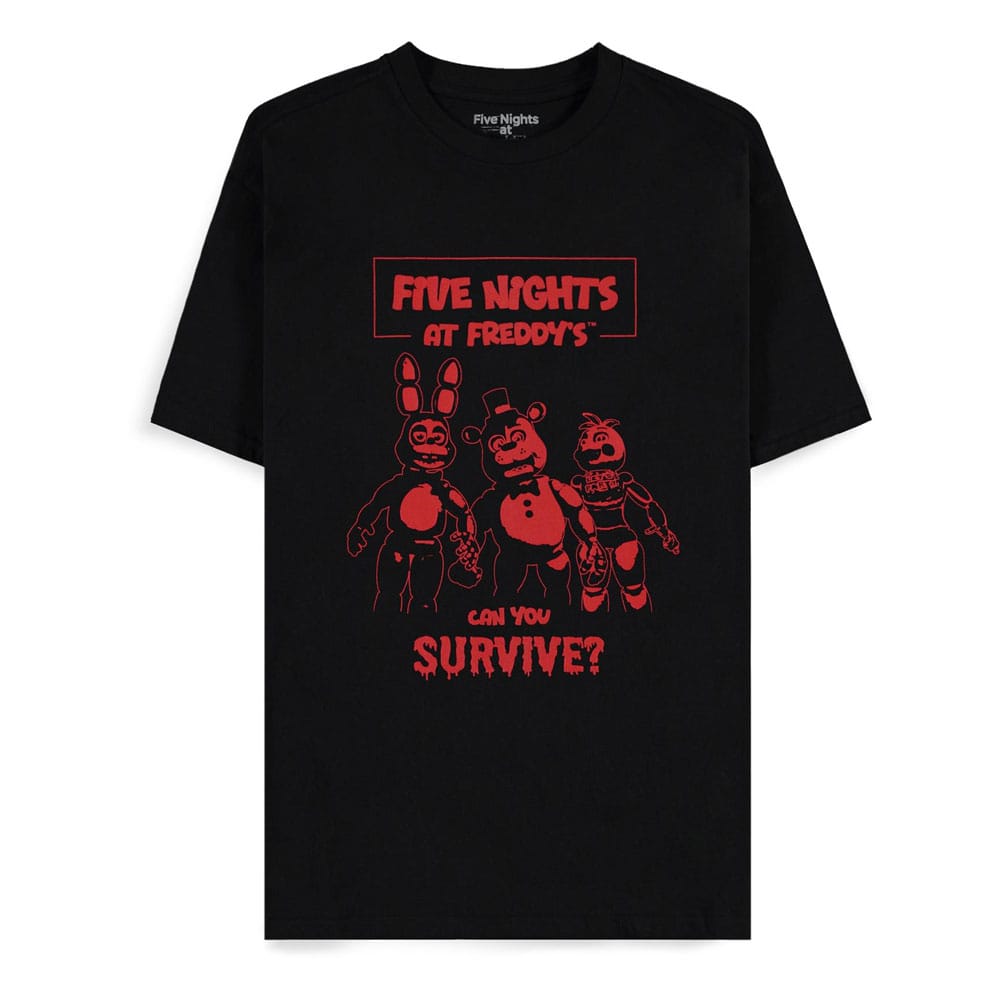Five Nights at Freddy's T-Shirt Can You Survive Size M Difuzed