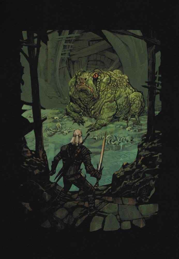 The Witcher T-shirt The Toad Prince i storlek L
