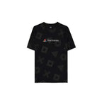 PlayStation T-Shirt Logo All Over Print Size L Difuzed