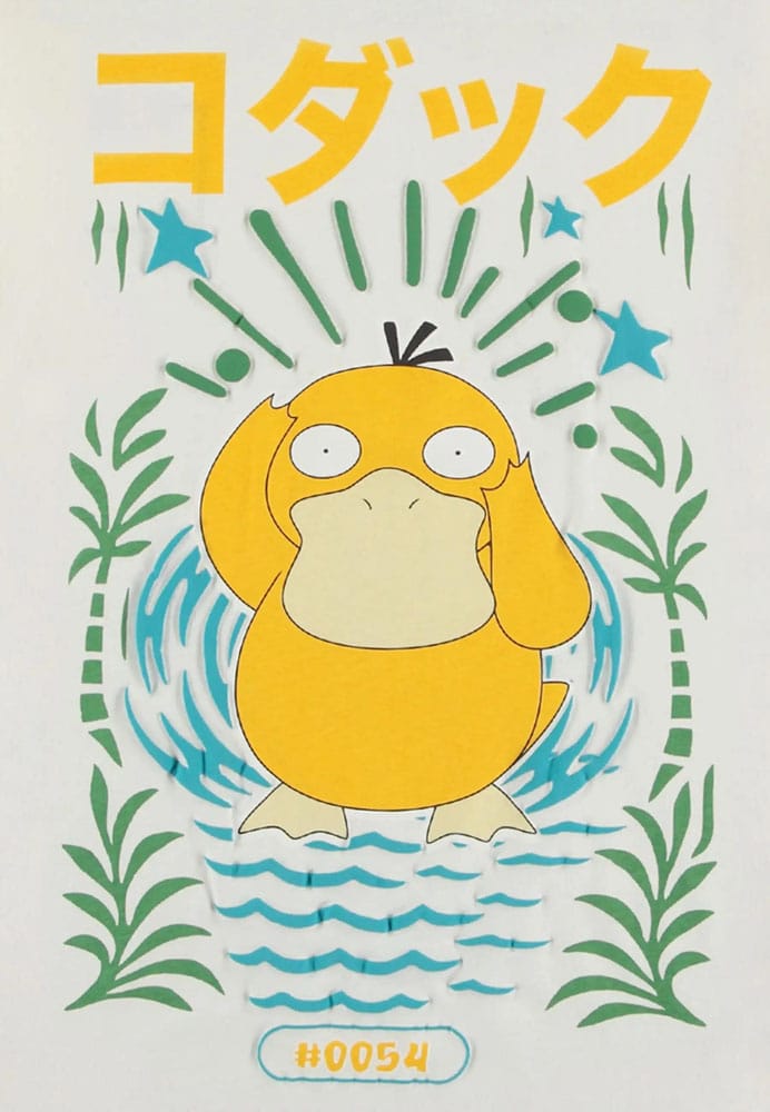 Pokémon T-Shirt Psyduck Storlek S Difuzed