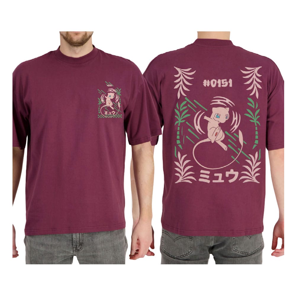Pokémon T-Shirt Bordeaux Mew Storlek XL Difuzed