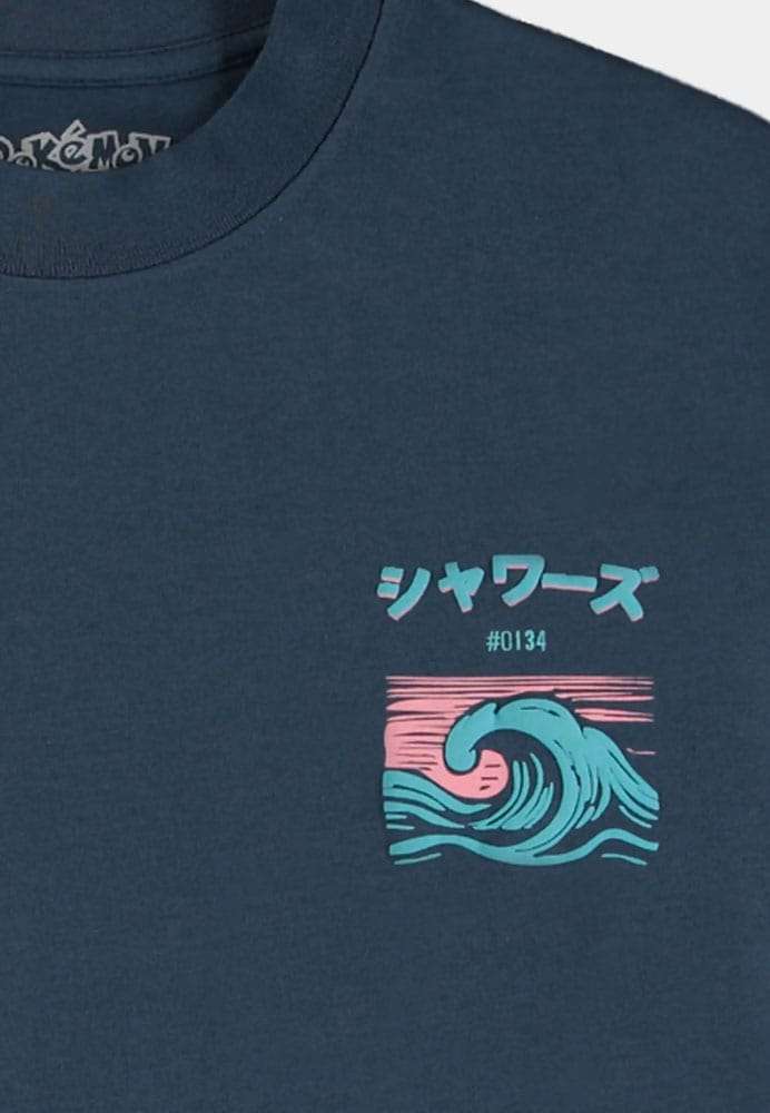 Pokémon T-Shirt Vaporeon Navy