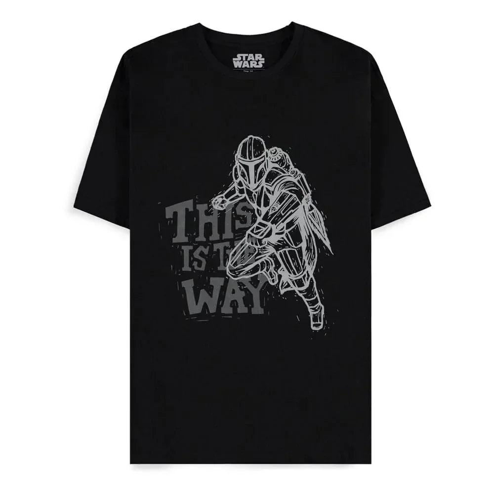 Star Wars The Mandalorian T-Shirt - Mandalorian Size M Difuzed