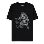 Star Wars The Mandalorian T-Shirt - Mandalorian Size S Difuzed