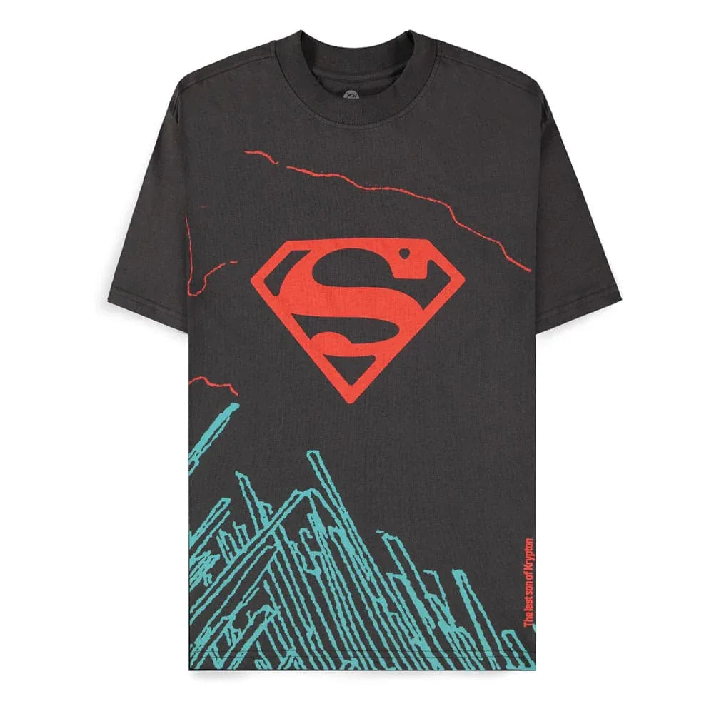 DC Comics T-shirt Superman Dark Grey - Son of Krypton, Storlek M Difuzed