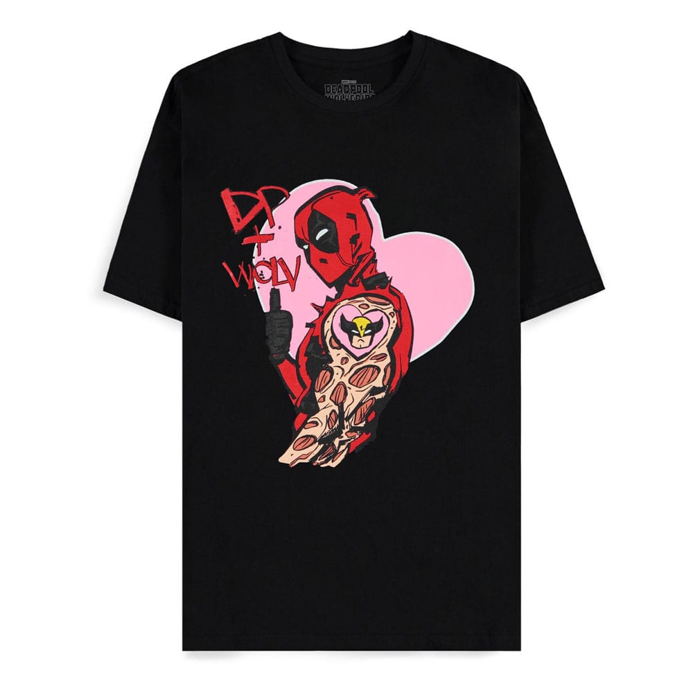 Deadpool T-Shirt I Heart You - Storlek L Difuzed