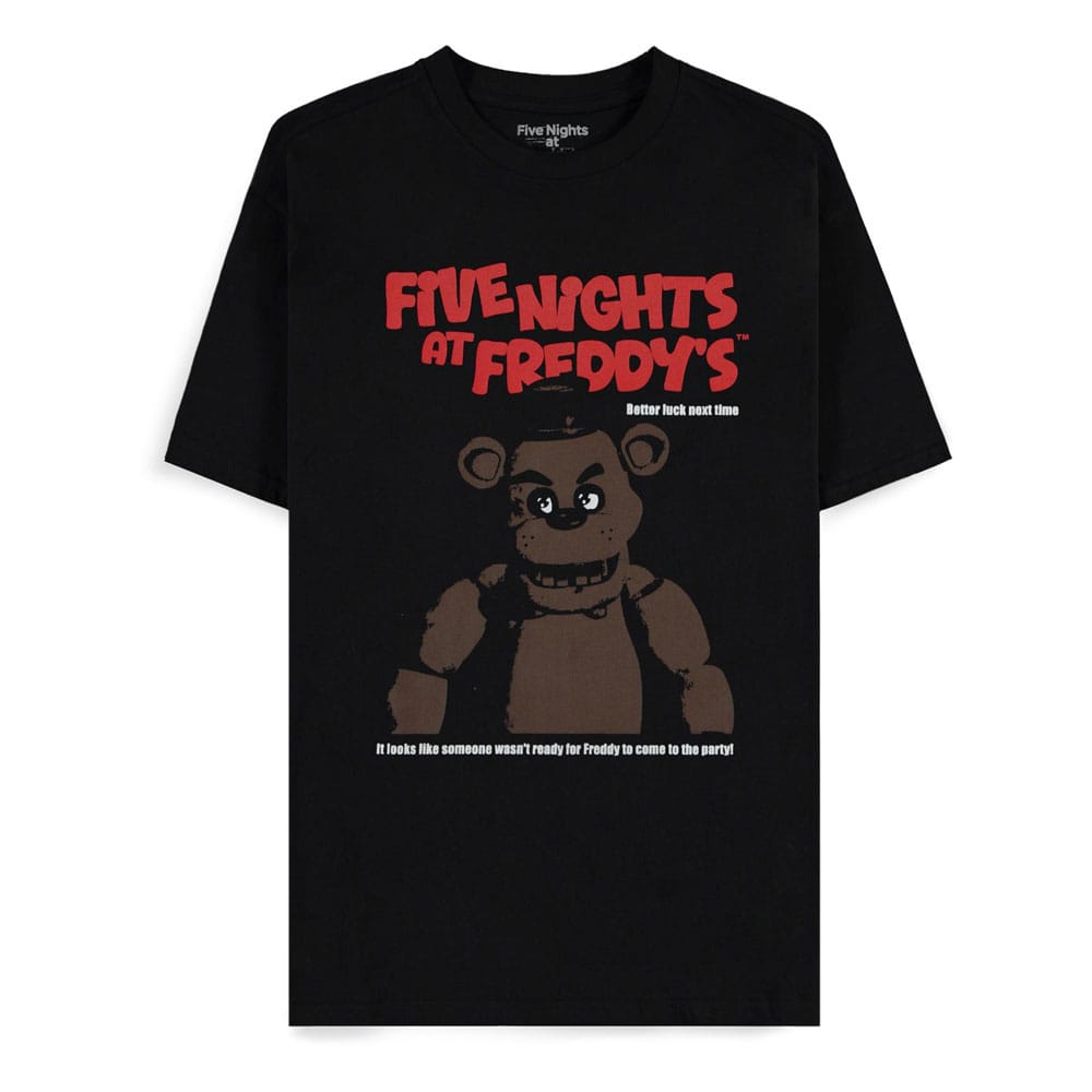 Five Nights at Freddy's T-Shirt - Better Luck Next Time, Storlek L Difuzed
