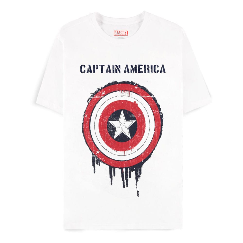 Captain America Brave New World T-Shirt - Shield Size S Difuzed