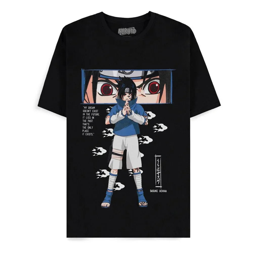 Naruto T-Shirt Sasuke för Män - Officiellt Licensierad Difuzed