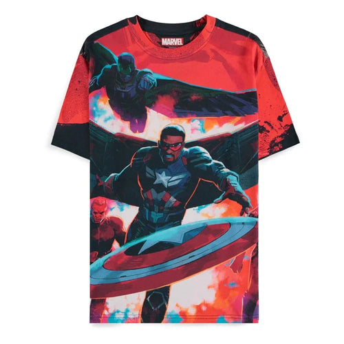 Captain America Brave New World T-Shirt Karaktär Difuzed
