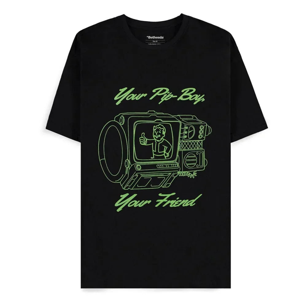 Fallout T-Shirt - Your Pip-boy Your Friend - Herrstorlek S Difuzed
