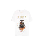 Ghost of Yotei T-Shirt Samurai White - Officiell T-shirt i 100% Bomull Difuzed