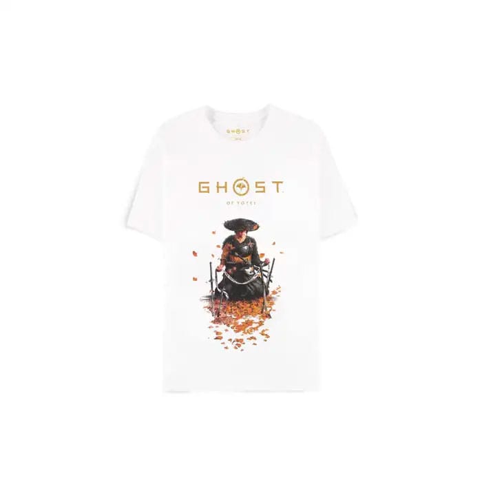 Ghost of Yotei T-Shirt Samurai White Size S Difuzed