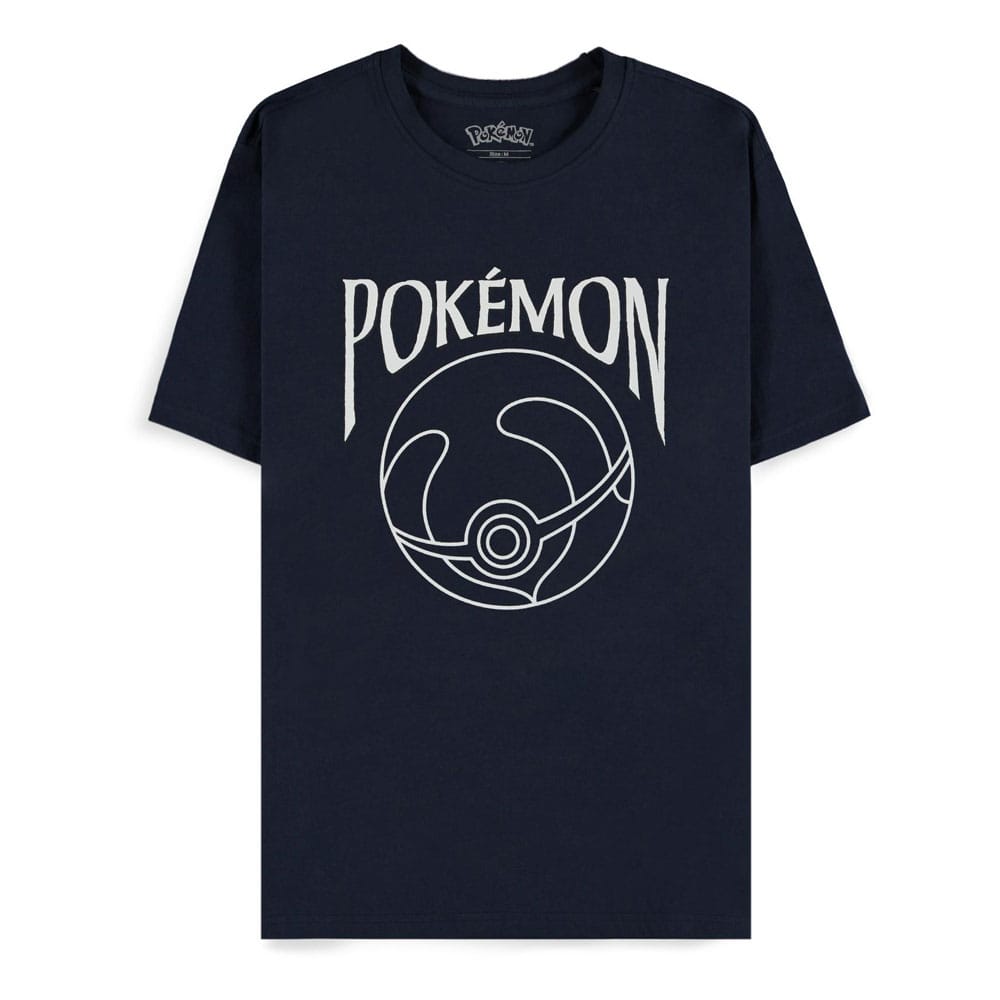 Pokémon T-Shirt Navy Heal Ball Storlek M Difuzed