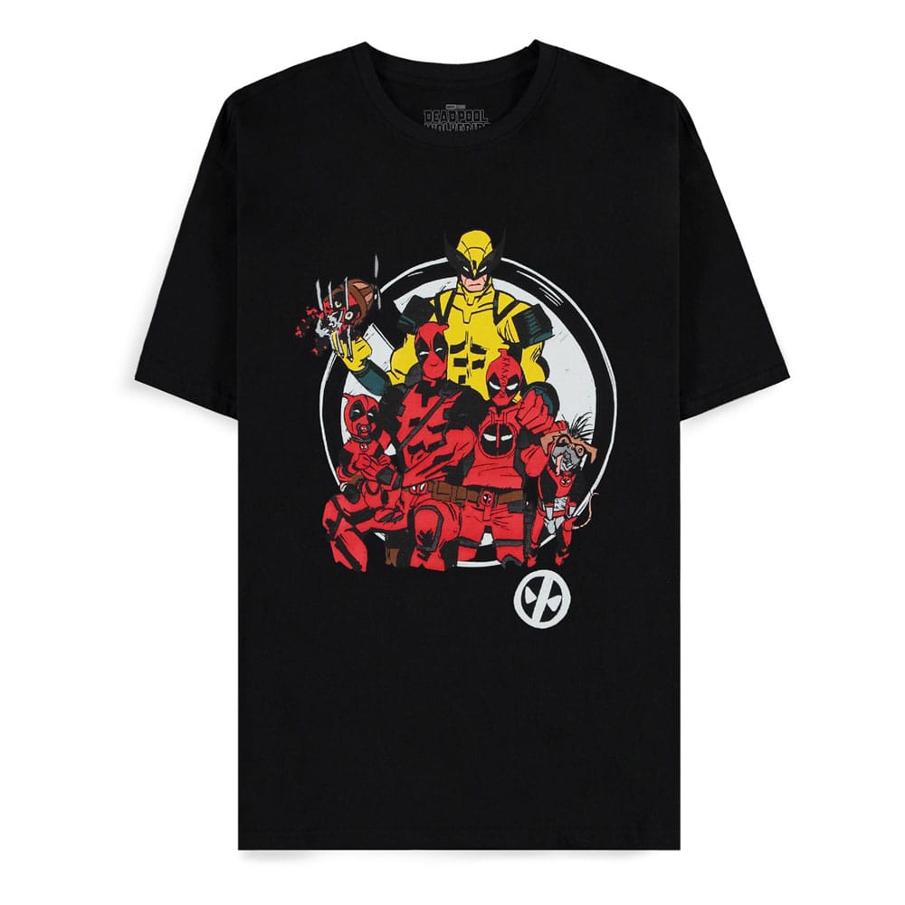 Deadpool T-Shirt Familjeporträtt Difuzed