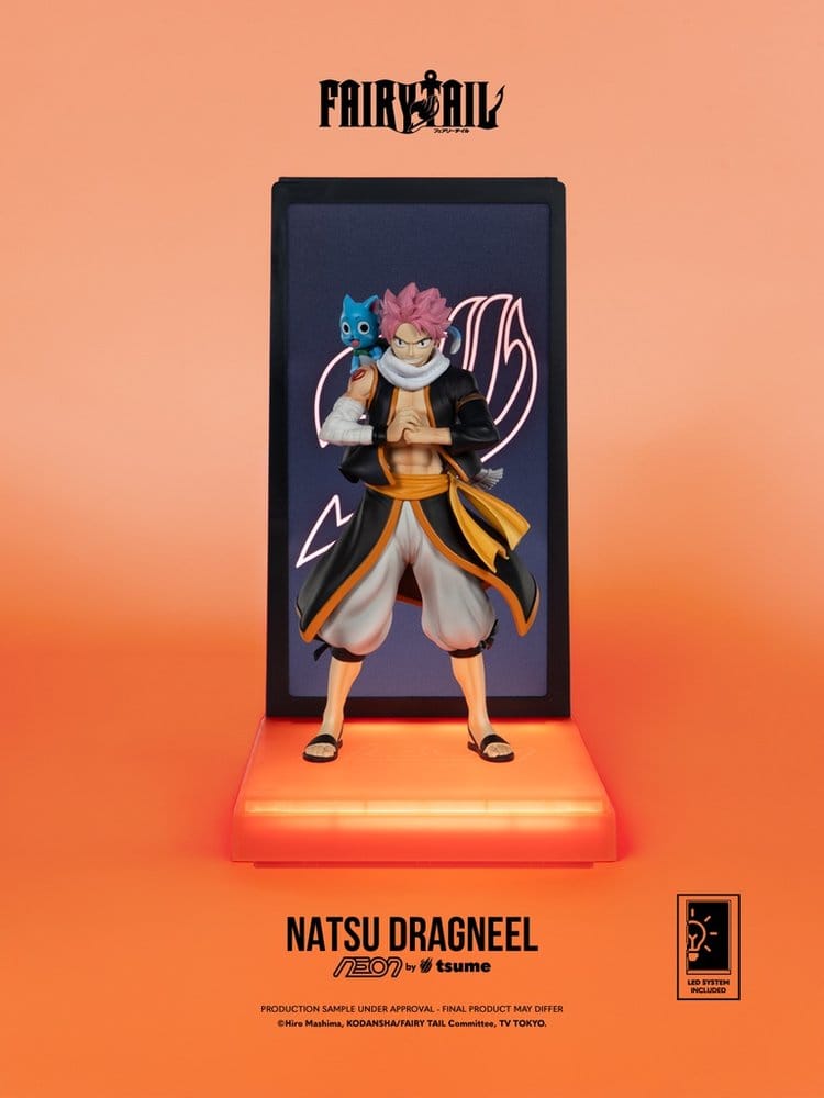 Fairy Tail Neonfigur i skala 1/9 Natsu Dragneel 25 cm