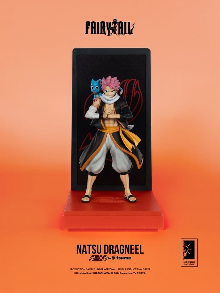 Fairy Tail Neonfigur i skala 1/9 Natsu Dragneel 25 cm