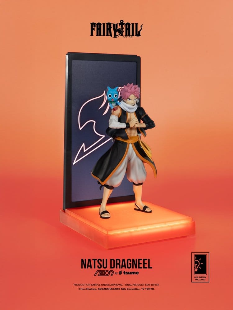 Fairy Tail Neonfigur i skala 1/9 Natsu Dragneel 25 cm
