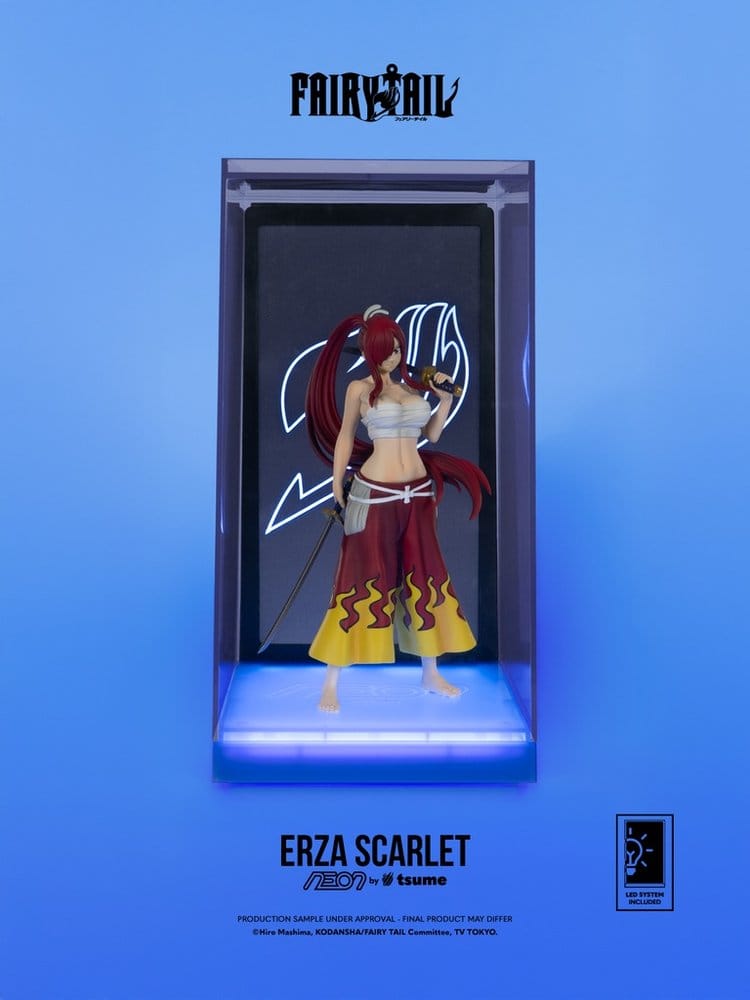 Fairy Tail Neon Figur 1/9 Erza Scarlet 25 cm