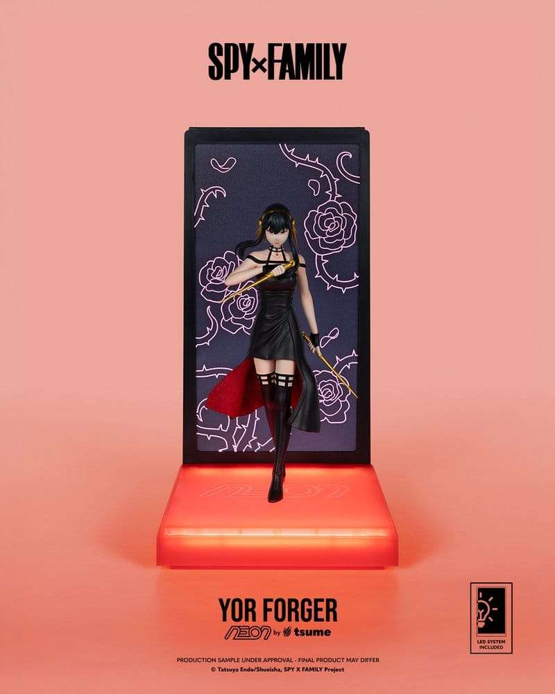 Spy x Family Neon Figure 1/9 Yor Forger 20 cm