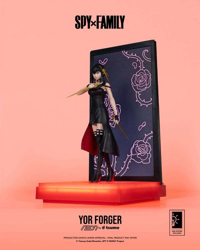 Spy x Family Neon Figure 1/9 Yor Forger 20 cm