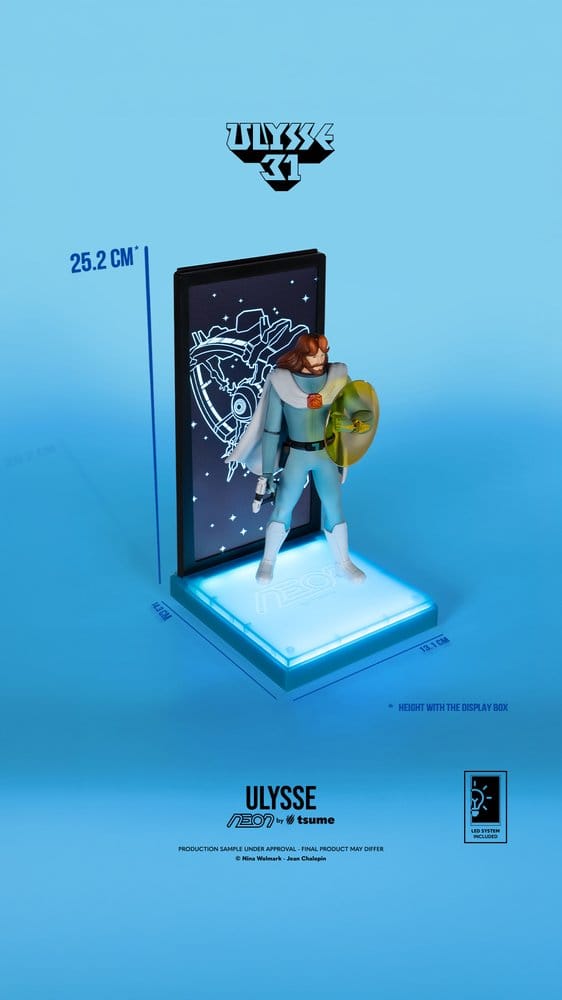 Ulysse 31 Neon Figur 1/9 i skala, cirka 20 cm hög