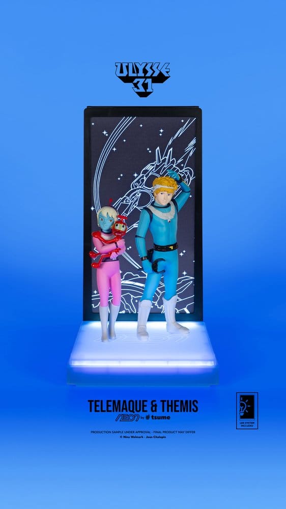 Ulysse 31 Neonfigur 1/9 Telemachus & Themis 20 cm