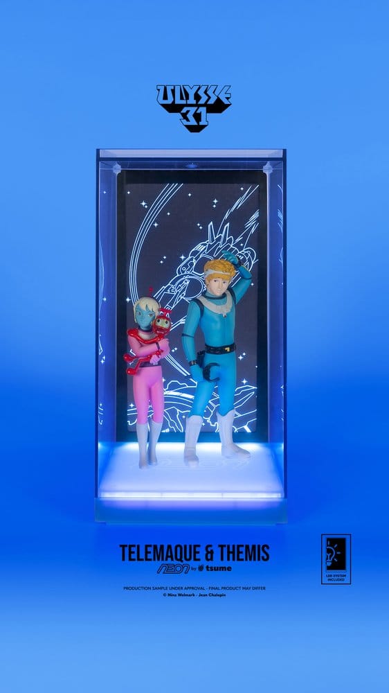 Ulysse 31 Neonfigur 1/9 Telemachus & Themis 20 cm