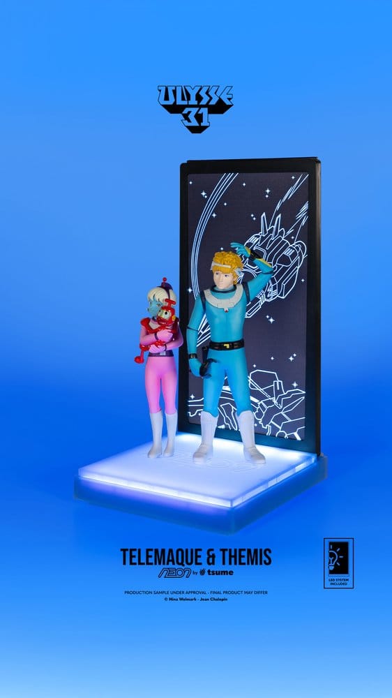 Ulysse 31 Neonfigur 1/9 Telemachus & Themis 20 cm