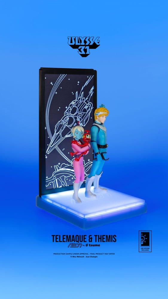 Ulysse 31 Neonfigur 1/9 Telemachus & Themis 20 cm
