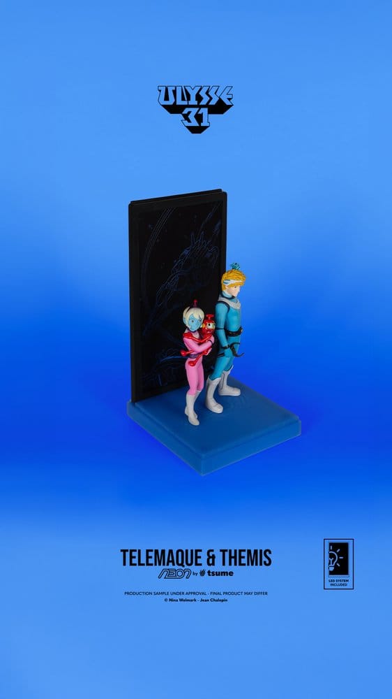 Ulysse 31 Neonfigur 1/9 Telemachus & Themis 20 cm