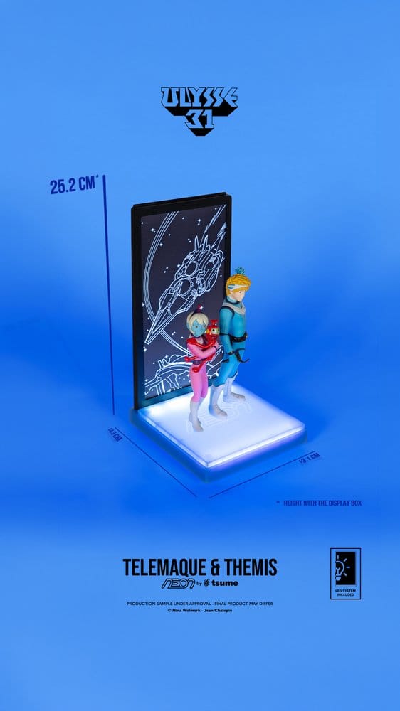 Ulysse 31 Neonfigur 1/9 Telemachus & Themis 20 cm