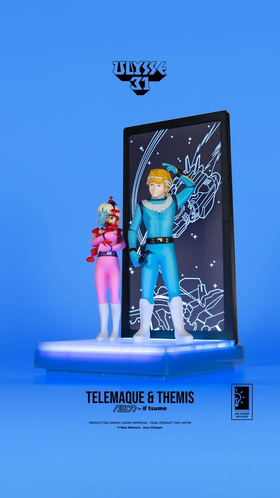 Ulysse 31 Neonfigur 1/9 Telemachus & Themis 20 cm