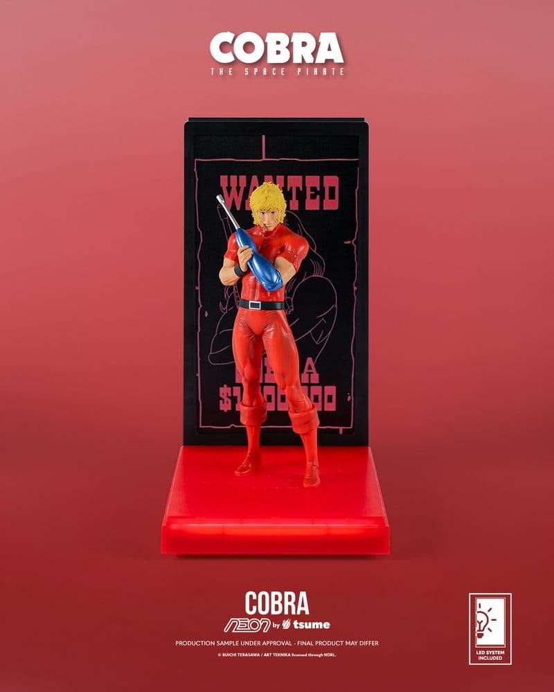 Cobra Neon Figure 1/9 Cobra The Space Pirate 20 cm