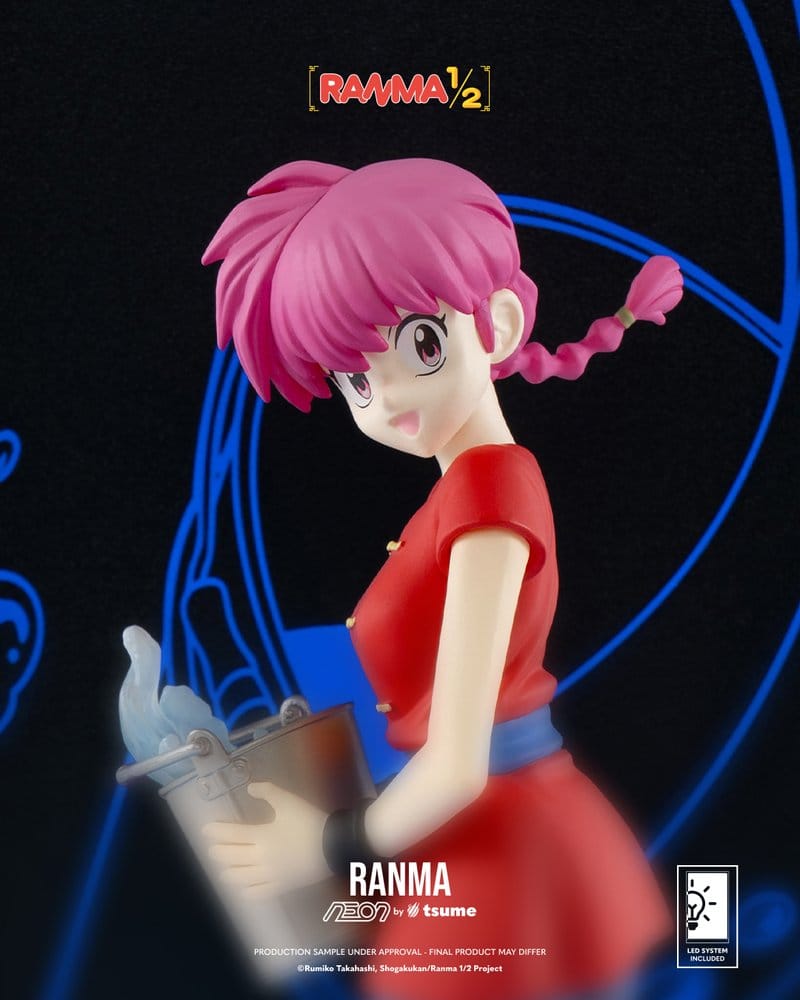 Ranma Neon Figure 1/9 Ranma Saotome Girl 20 cm